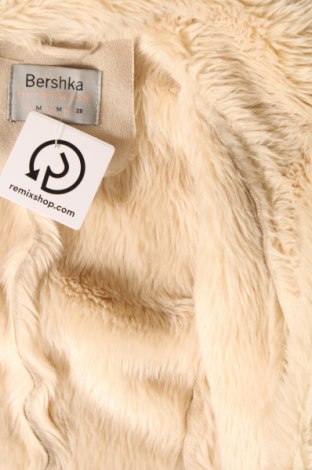 Damski płaszcz Bershka, Rozmiar M, Kolor ecru, Cena 183,99 zł