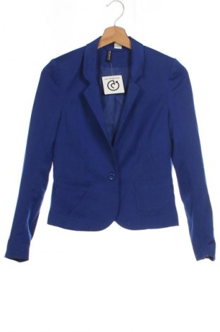 Damen Blazer H&M Divided, Größe XS, Farbe Blau, Preis 24,46 €