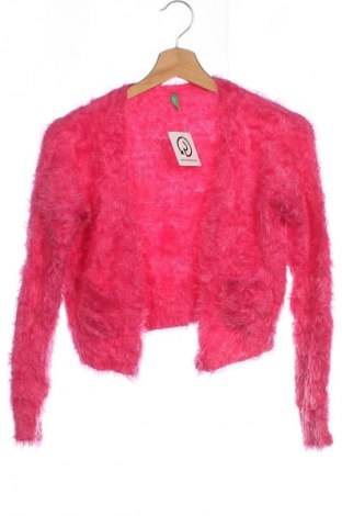 Kinder Strickjacke United Colors Of Benetton, Größe 10-11y/ 146-152 cm, Farbe Rosa, Preis € 17,99