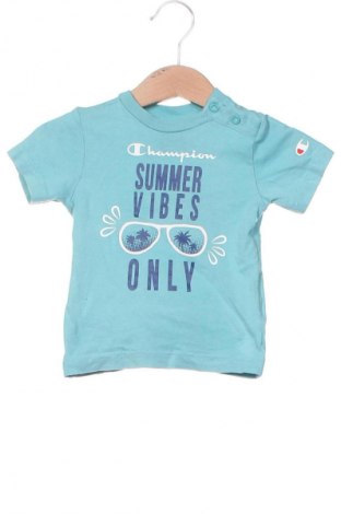 Kinder T-Shirt Champion, Größe 3-6m/ 62-68 cm, Farbe Blau, Preis 1,99 €