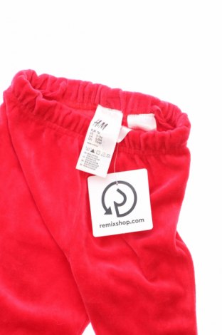 Pantaloni pentru copii H&M, Mărime 6-9m/ 68-74 cm, Culoare Roșu, Preț 33,99 Lei