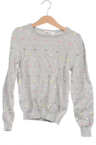 Kinderpullover H&M, Größe 7-8y/ 128-134 cm, Farbe Grau, Preis € 8,99