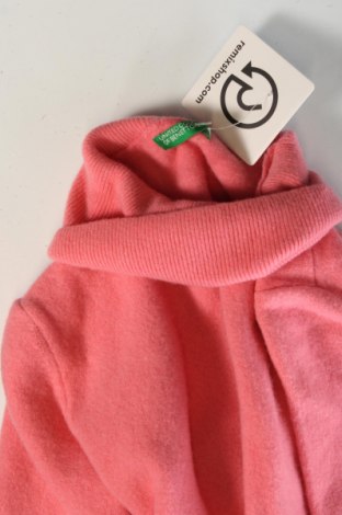 Dziecięcy sweter United Colors Of Benetton, Rozmiar 5-6y/ 116-122 cm, Kolor Różowy, Cena 52,87 zł