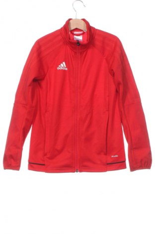 Παιδικό αθλητικό πάνω φόρμα Adidas, Μέγεθος 7-8y/ 128-134 εκ., Χρώμα Κόκκινο, Τιμή 21,99 €