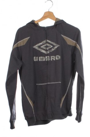 Детско спортно горнище Umbro, Размер 12-13y/ 158-164 см, Цвят Сив, Цена 22,49 лв.