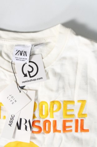 Ανδρική μπλούζα Zara, Μέγεθος S, Χρώμα Λευκό, Τιμή 13,99 €