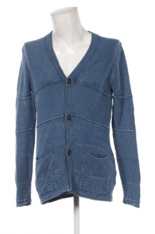 Herren Strickjacke, Größe M, Farbe Blau, Preis 13,49 €