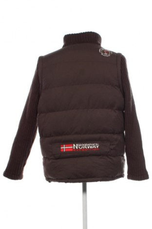 Herren Strickjacke Geographical Norway, Größe L, Farbe Braun, Preis 48,49 €