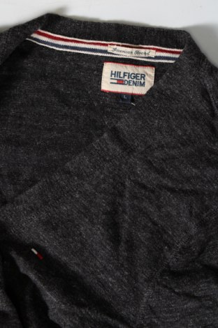 Herren Strickjacke Hilfiger Denim, Größe L, Farbe Schwarz, Preis € 36,49