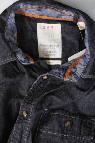 Herrenhemd Esprit, Größe M, Farbe Grau, Preis € 10,99