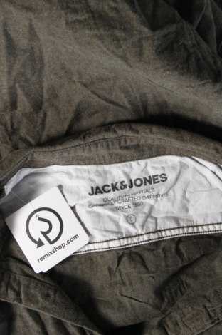 Мъжка риза Jack & Jones, Размер L, Цвят Зелен, Цена 34,49 лв.