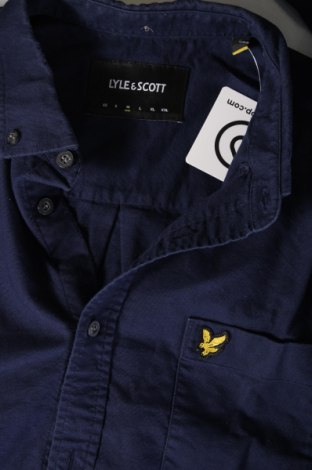 Herrenhemd Lyle & Scott, Größe M, Farbe Blau, Preis 28,04 €