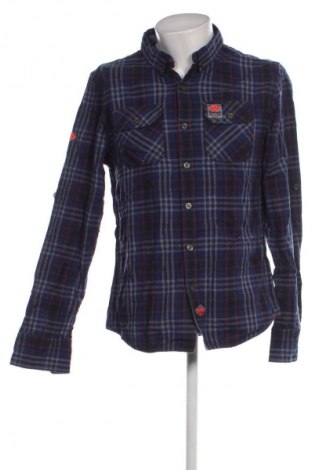 Cămașă de bărbați Superdry, Mărime XL, Culoare Albastru, Preț 122,99 Lei