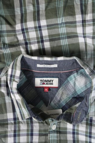 Ανδρικό πουκάμισο Tommy Jeans, Μέγεθος M, Χρώμα Πράσινο, Τιμή 35,49 €