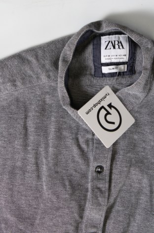 Ανδρικό πουκάμισο Zara, Μέγεθος M, Χρώμα Γκρί, Τιμή 10,99 €