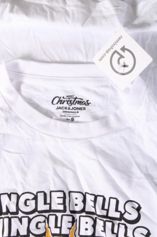 Ανδρικό t-shirt Jack & Jones, Μέγεθος S, Χρώμα Λευκό, Τιμή 7,99 €