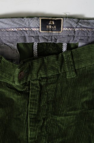 Pantaloni raiați de bărbați Brax, Mărime XL, Culoare Verde, Preț 142,99 Lei