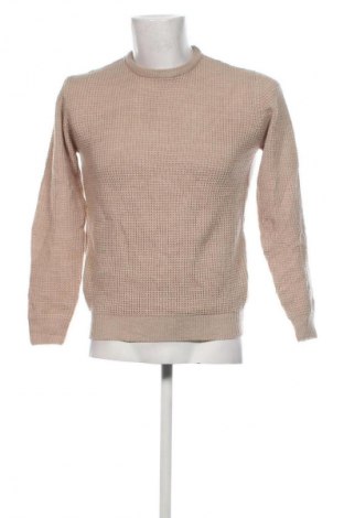 Męski sweter Cotton&silk, Rozmiar M, Kolor Beżowy, Cena 72,99 zł