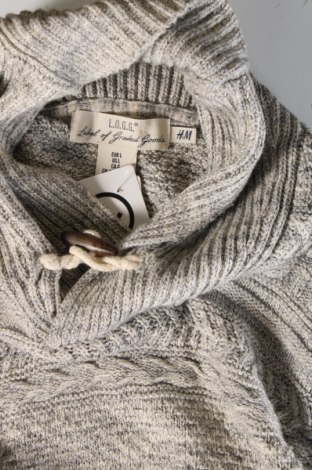 Męski sweter H&M, Rozmiar L, Kolor Szary, Cena 80,46 zł