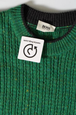 Męski sweter Hugo Boss, Rozmiar L, Kolor Zielony, Cena 498,99 zł