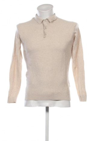 Herrenpullover Massimo Dutti, Größe S, Farbe Beige, Preis € 22,49