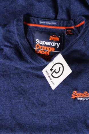 Ανδρικό πουλόβερ Superdry, Μέγεθος S, Χρώμα Μπλέ, Τιμή 17,99 €