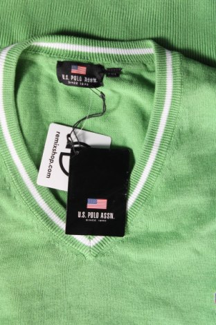 Pánský svetr  U.S. Polo Assn., Velikost XXL, Barva Zelená, Cena  1 009,00 Kč