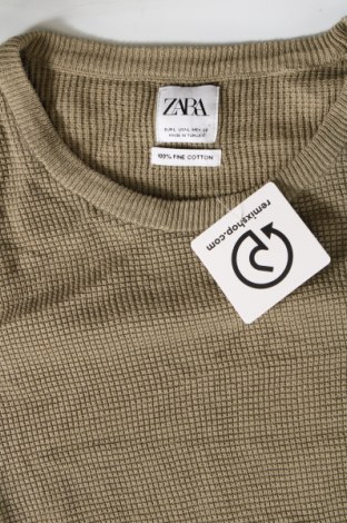 Męski sweter Zara, Rozmiar L, Kolor Zielony, Cena 102,99 zł