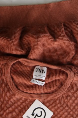 Męski sweter Zara, Rozmiar M, Kolor Pomarańczowy, Cena 60,99 zł