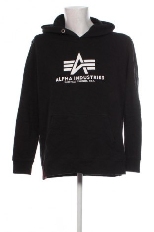 Ανδρικό φούτερ Alpha Industries, Μέγεθος XXL, Χρώμα Μαύρο, Τιμή 34,49 €