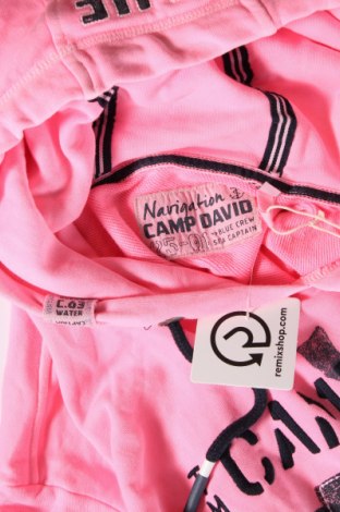 Herren Sweatshirt Camp David, Größe 3XL, Farbe Rosa, Preis € 34,99