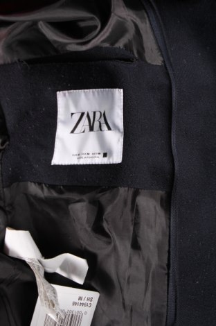 Palton de bărbați Zara, Mărime M, Culoare Albastru, Preț 145,99 Lei