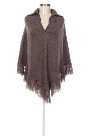 Poncho, Größe M, Farbe Braun, Preis € 6,99