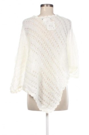 Poncho Simple Wish, Mărime M, Culoare Alb, Preț 67,99 Lei