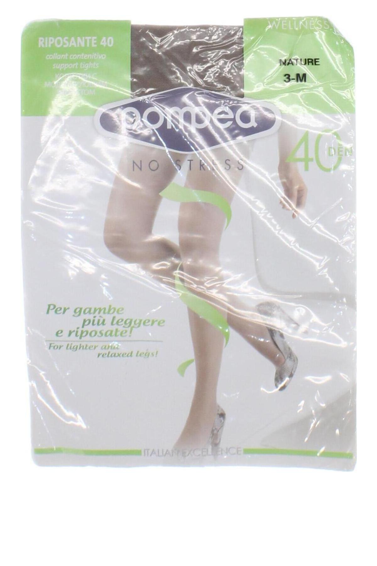 Strumpfhose Pompea, Größe M, Farbe Beige, Preis 16,49 €