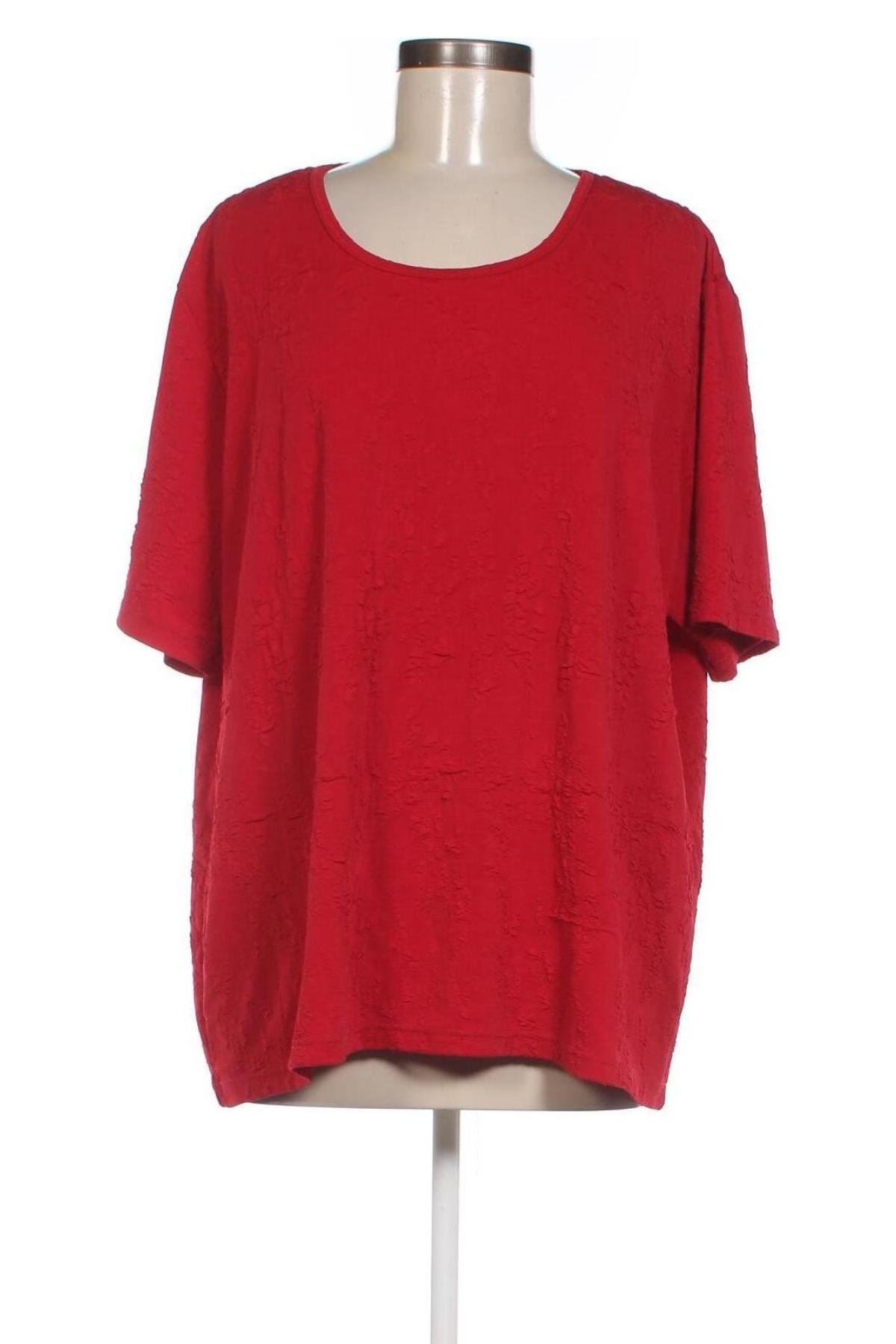 Damen Shirt, Größe 3XL, Farbe Rot, Preis 13,49 €