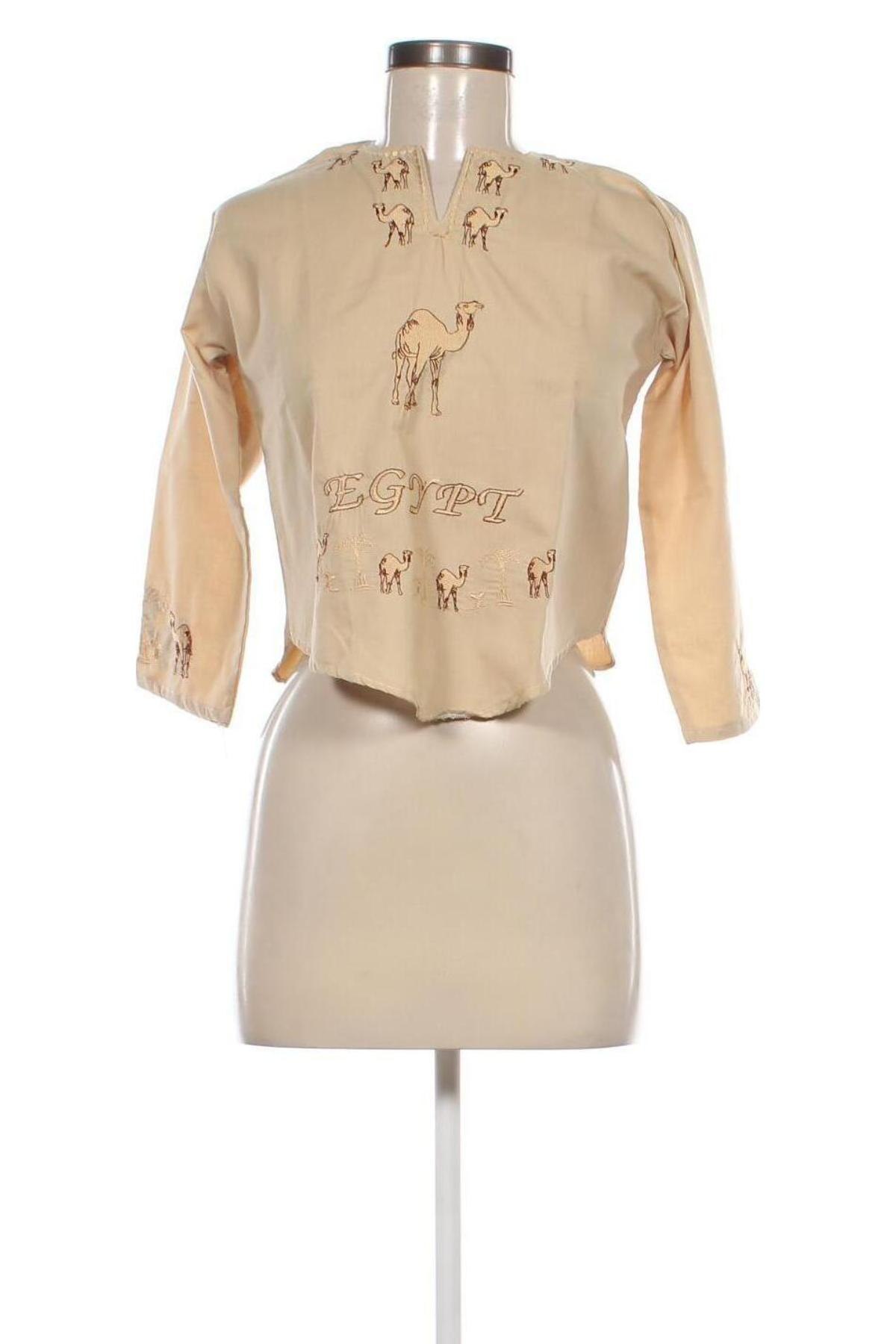 Damen Shirt, Größe S, Farbe Beige, Preis 10,00 €