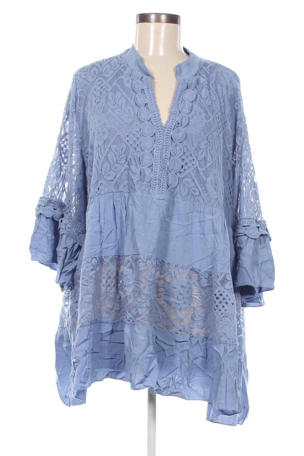 Damen Shirt Made In Italy, Größe XXL, Farbe Blau, Preis € 13,49