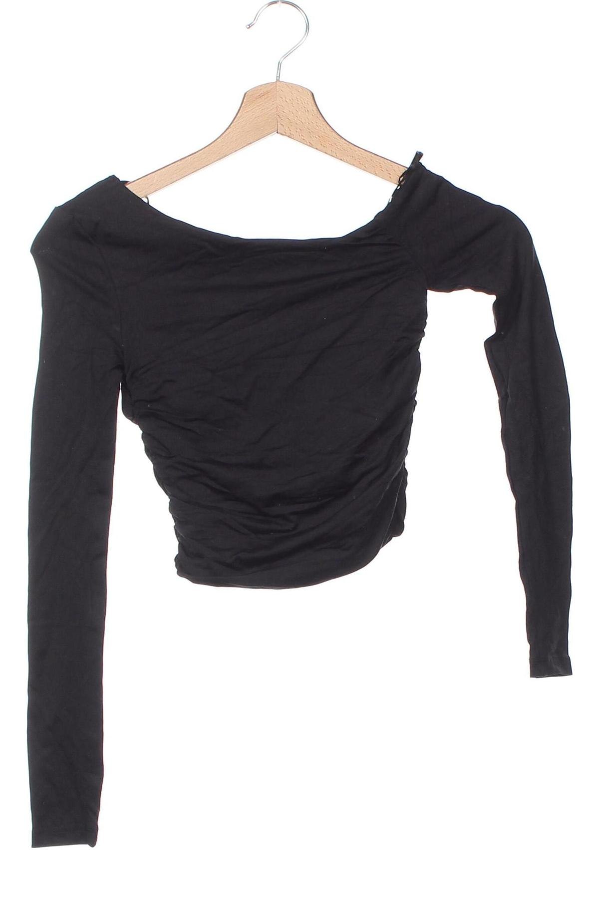 Bluză de femei Pull&Bear, Mărime XS, Culoare Negru, Preț 62,99 Lei