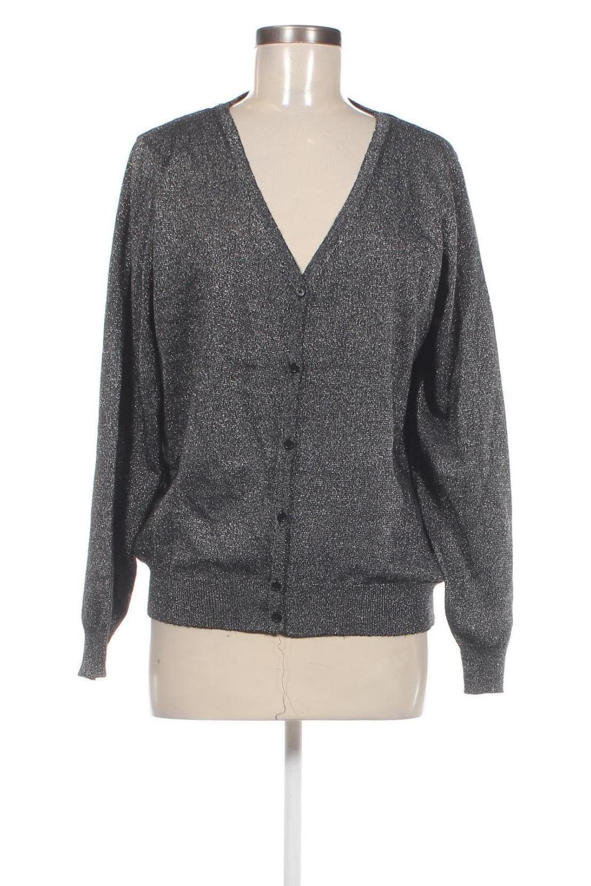 Cardigan de damă, Mărime M, Culoare Argintiu, Preț 95,99 Lei