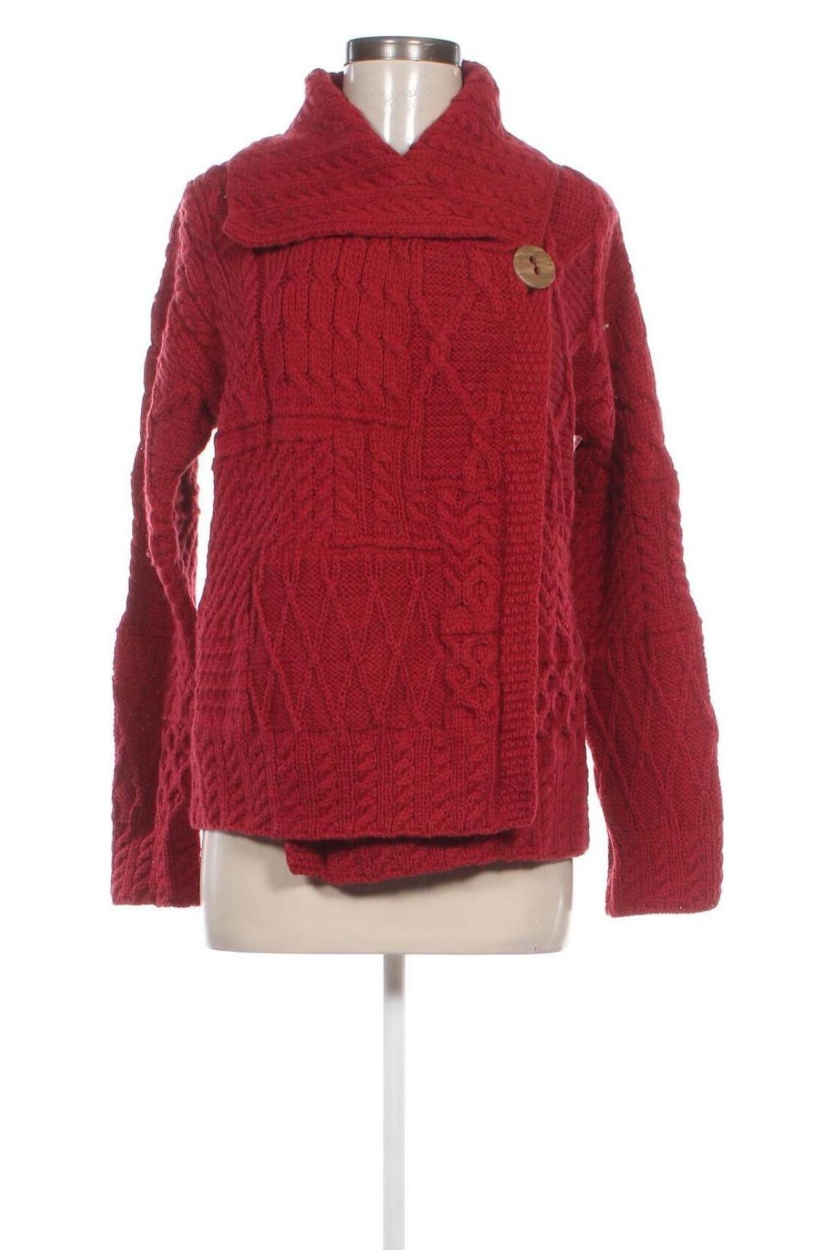 Damen Strickjacke Aran Sweater Market, Größe M, Farbe Rot, Preis € 23,86