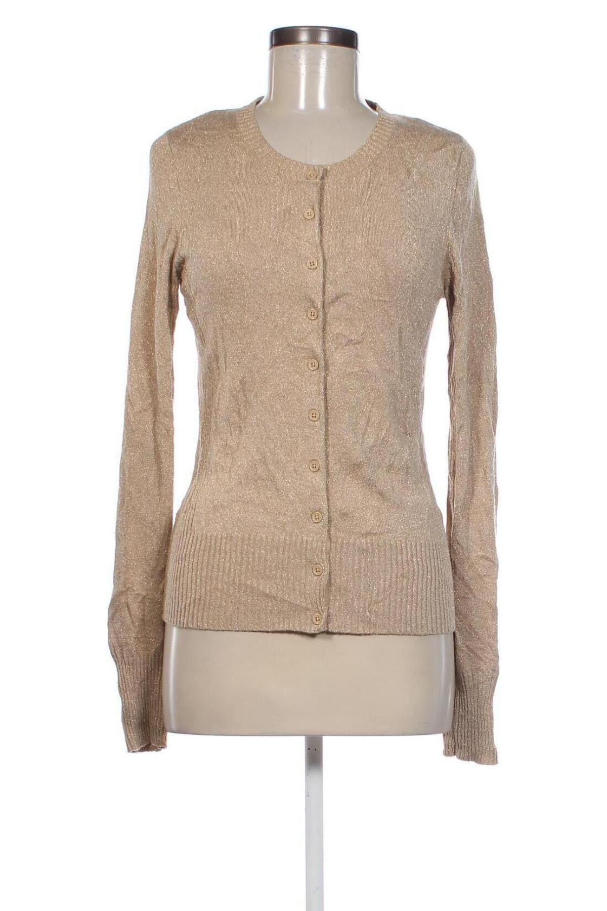 Damen Strickjacke Cubus, Größe M, Farbe Golden, Preis 10,99 €