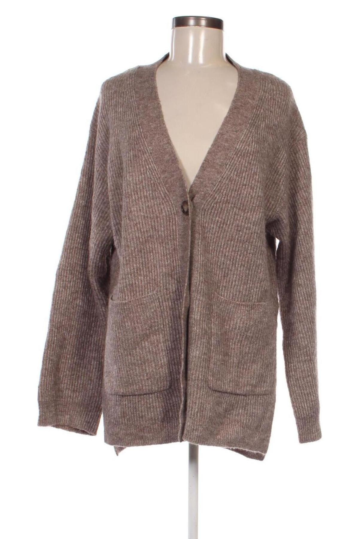 Damen Strickjacke H&M, Größe XS, Farbe Beige, Preis 11,99 €