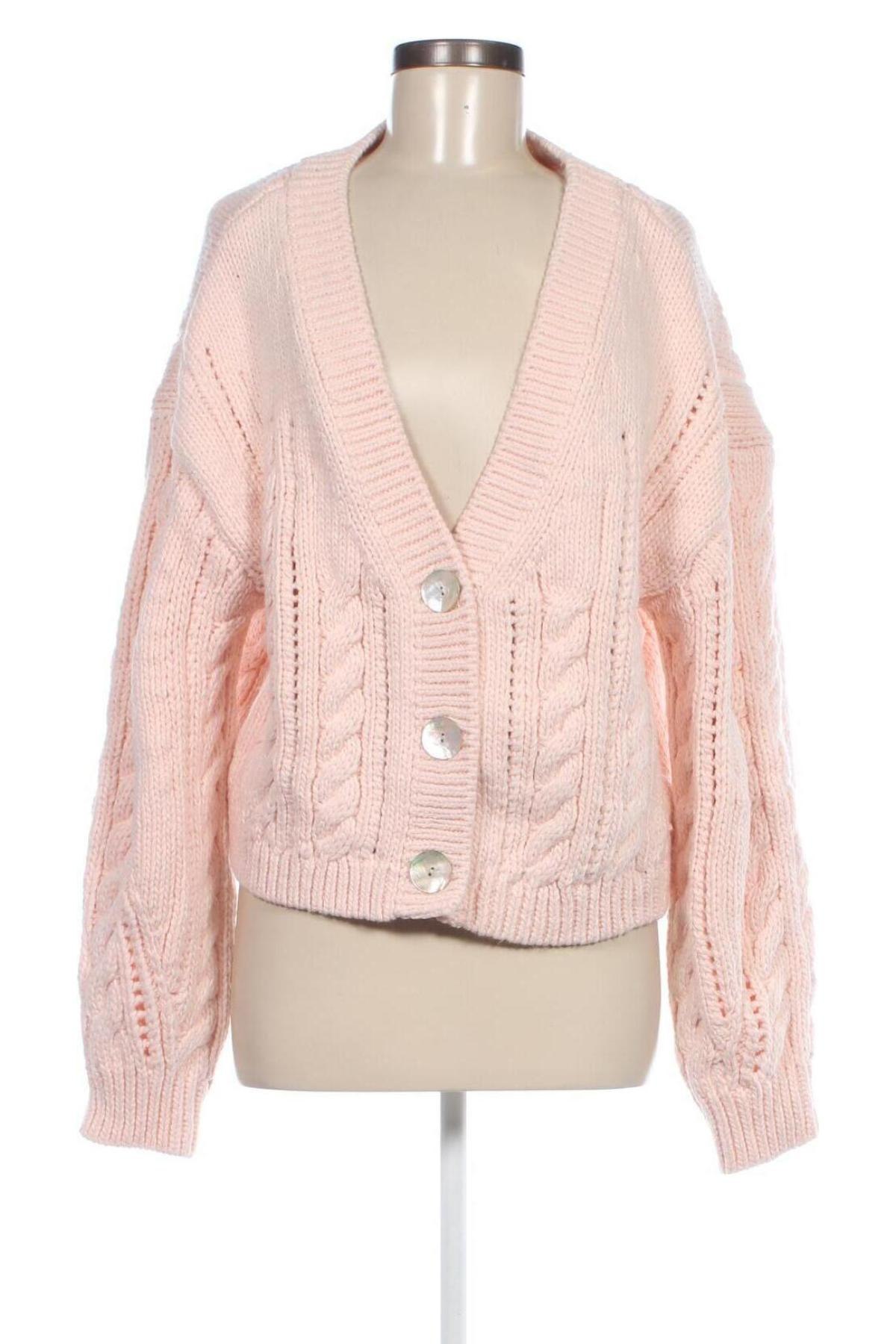 Damen Strickjacke H&M, Größe XL, Farbe Rosa, Preis € 21,49