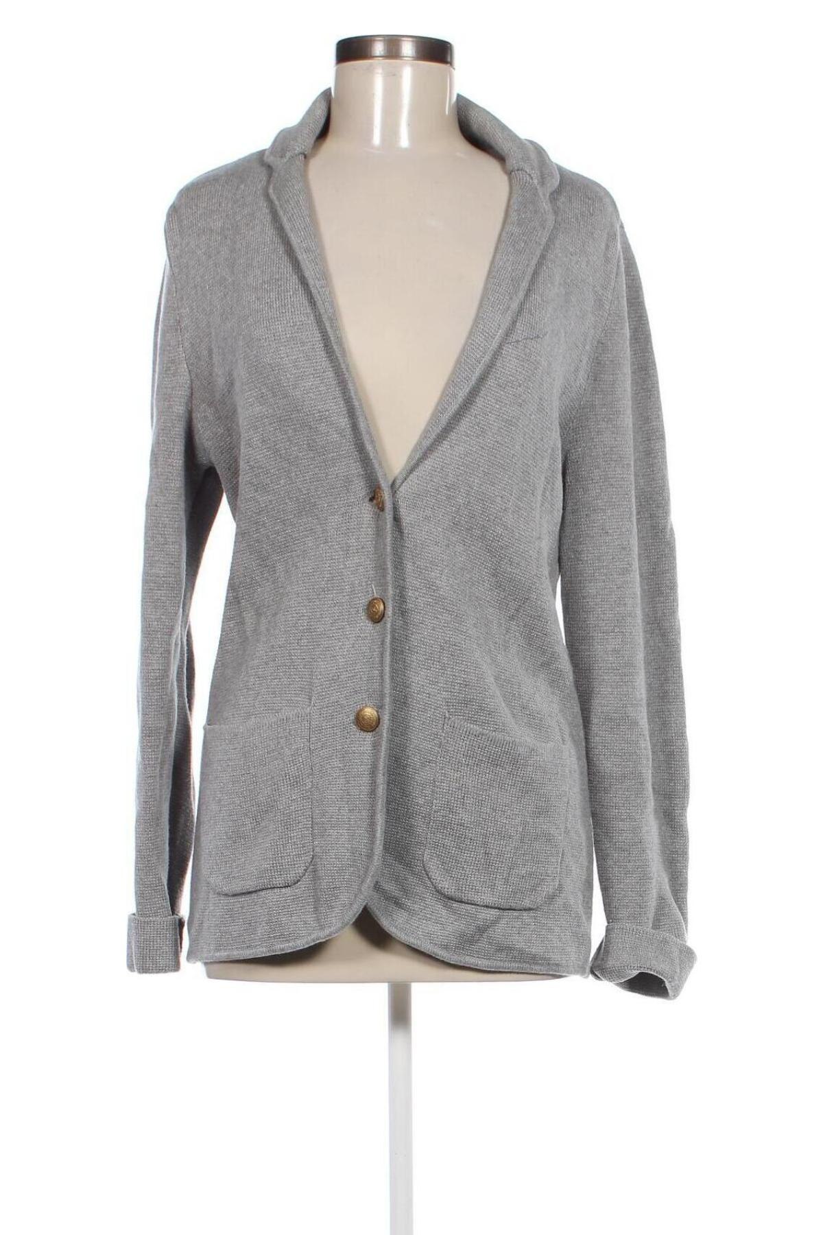 Damen Strickjacke Hampton Republic, Größe M, Farbe Grau, Preis 18,99 €