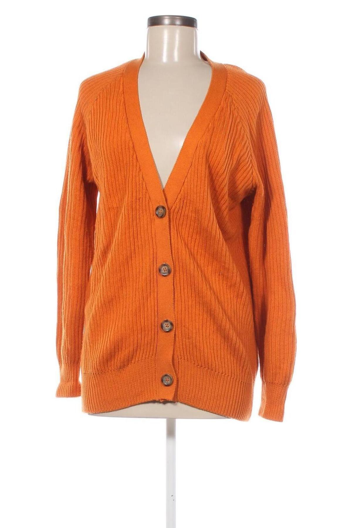 Damen Strickjacke Ichi, Größe S, Farbe Orange, Preis € 10,49