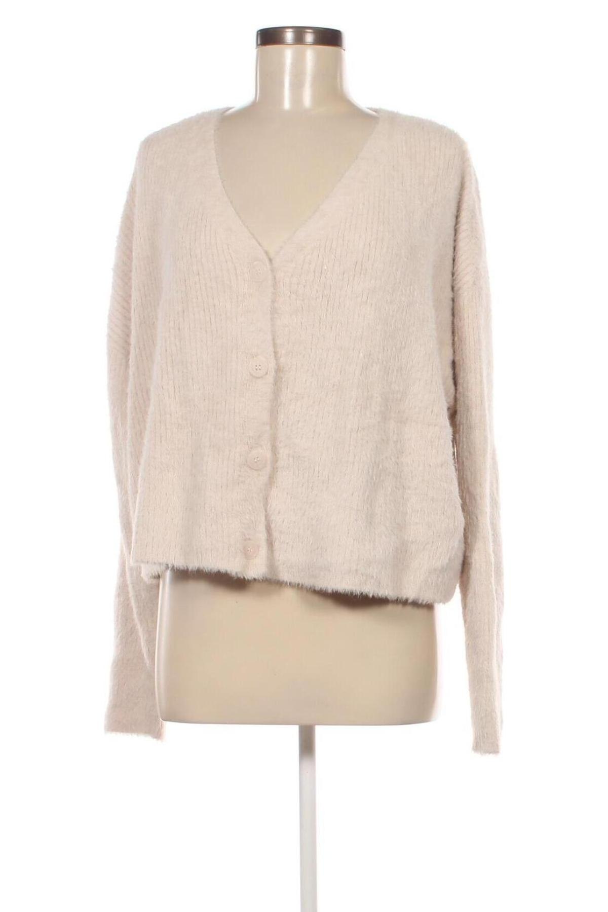 Cardigan de damă KappAhl, Mărime L, Culoare Bej, Preț 44,99 Lei