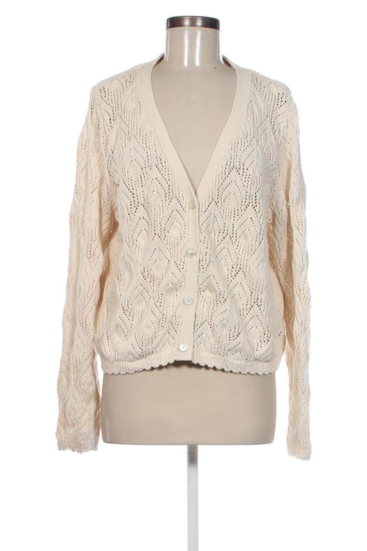 Cardigan de damă Lindex, Mărime XL, Culoare Ecru, Preț 95,99 Lei