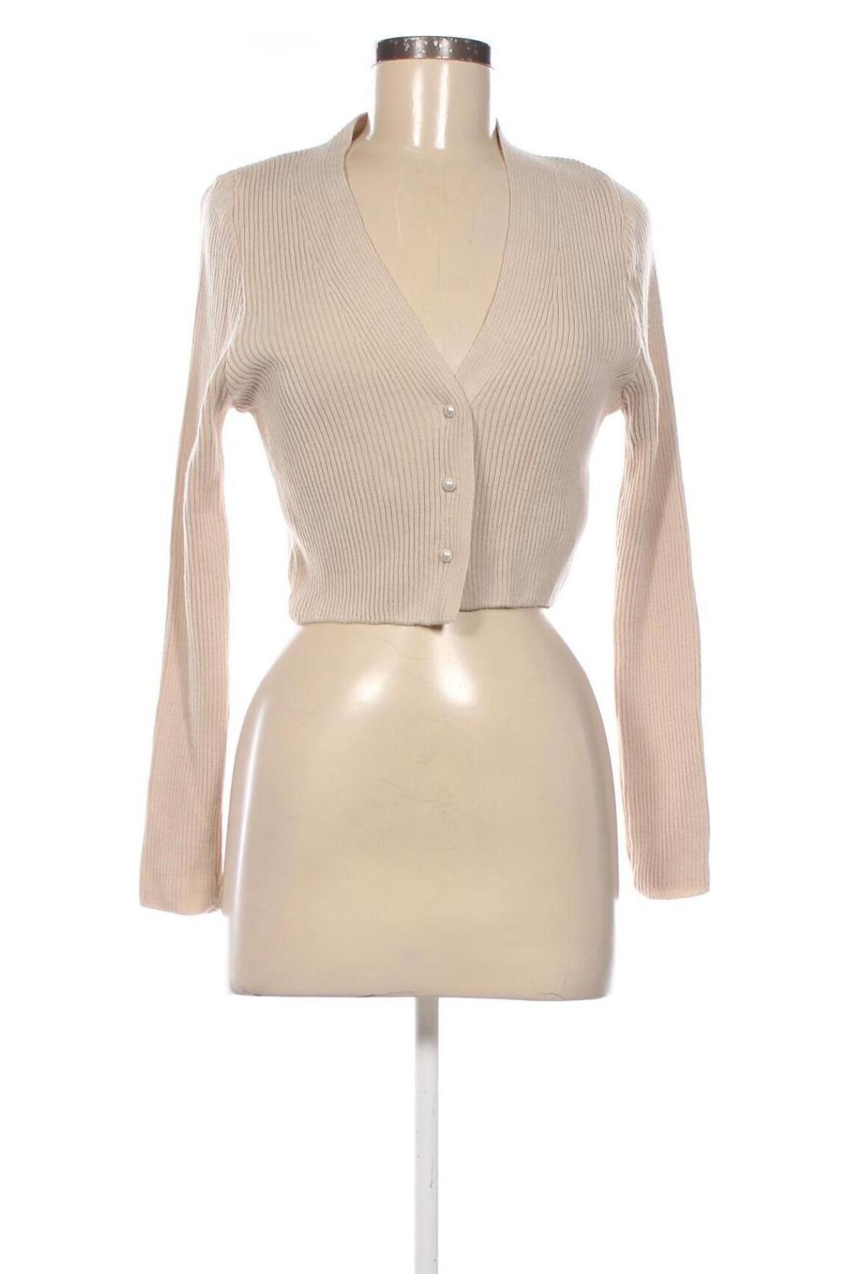 Damen Strickjacke Missguided, Größe S, Farbe Beige, Preis € 8,49