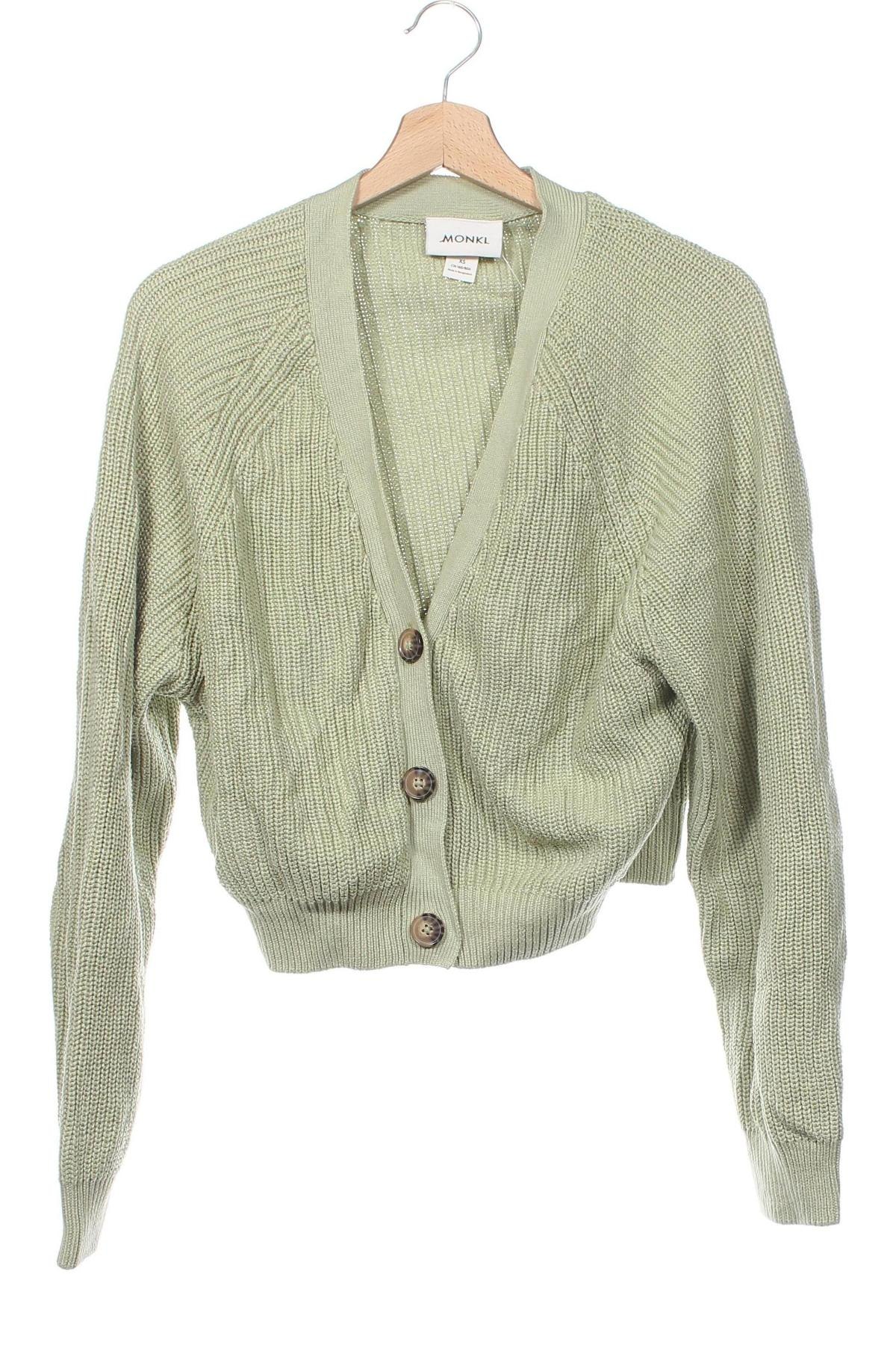 Cardigan de damă Monki, Mărime XS, Culoare Verde, Preț 47,99 Lei